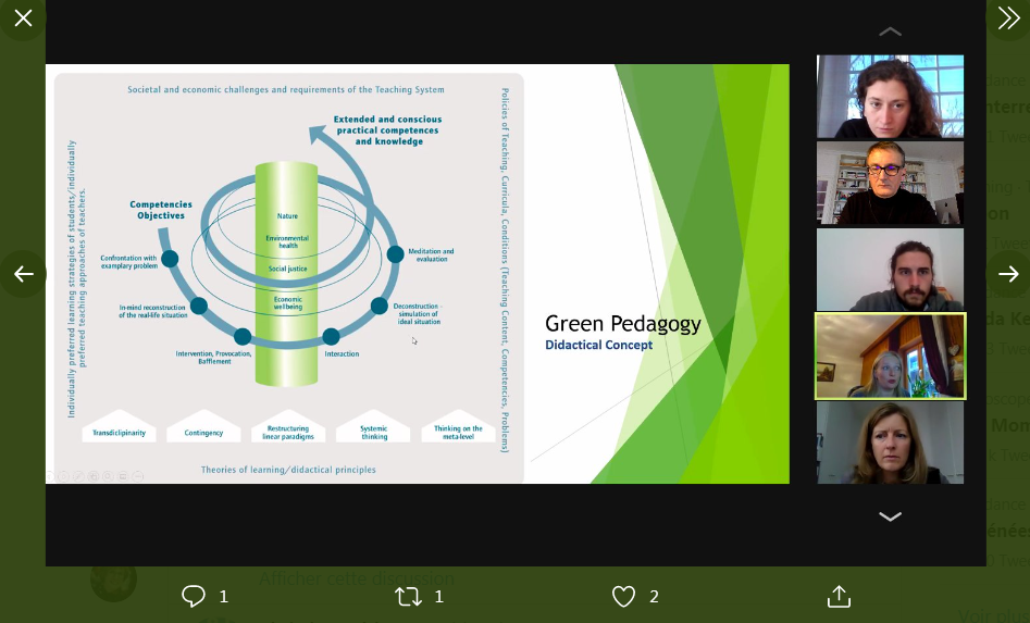 Capture green pedagogy